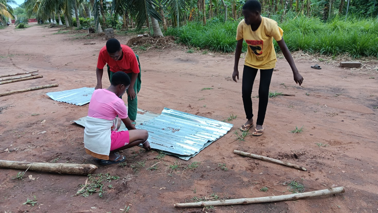 Travaux sur le terrain